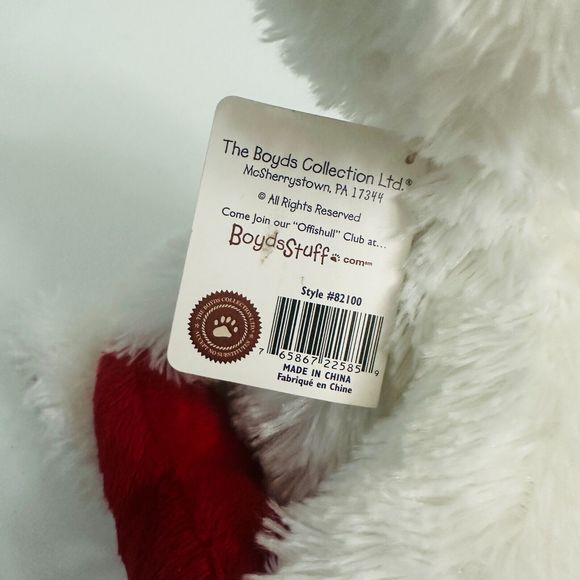 Boyds Bears Lil Wuvie Bear XOXO Valentine's Day Teddy Plush Cuddle Fluff - Picture 4 of 13